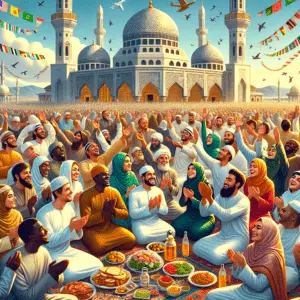 perayaan lebaran haji
